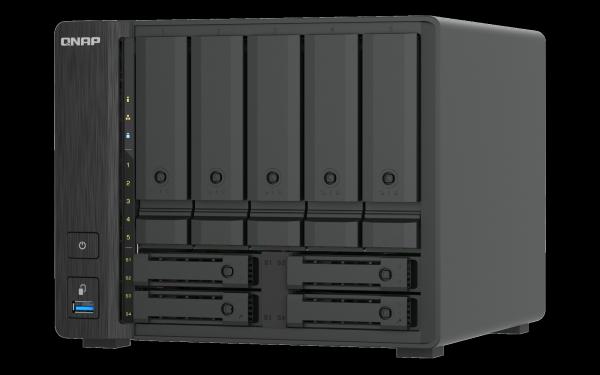 QNAP TS-h966TX-8G (i3 6core, ZFS, 8GB RAM, 5x 3, 5" SATA + 4x 2, 5" U.2, 2x 2, 5GbE, 2x Thunderbolt 4) 