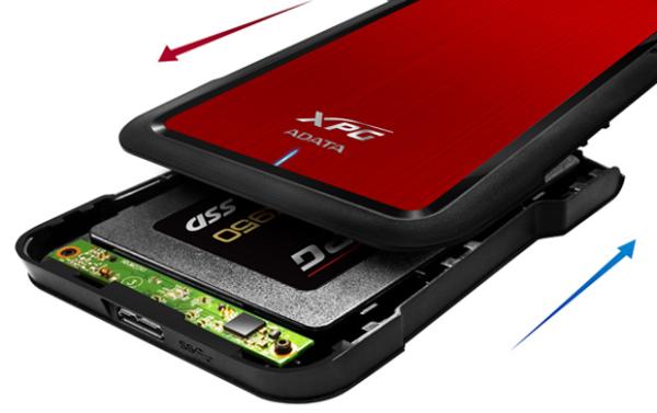 ADATA EX500 externý box pre HDD/ SSD 2, 5" 