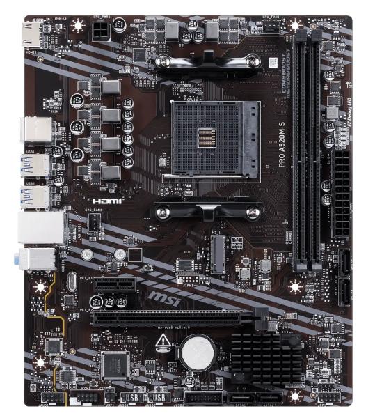 MSI PRO A520M-S/ AM4/ mATX 