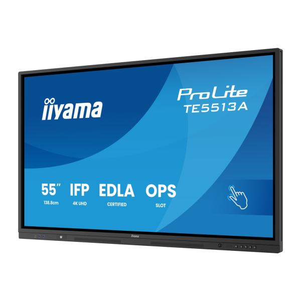 55" iiyama TE5513A-B3AG: IPS, 4K, 40P, EDLÁ 