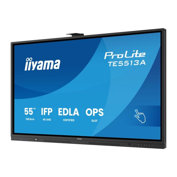 55" iiyama TE5513A-B3AG: IPS, 4K, 40P, EDLÁ 