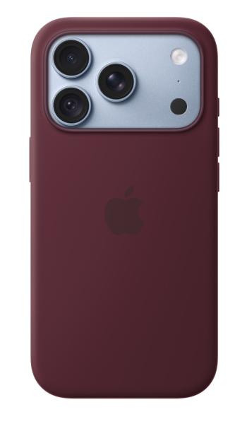 iPhone 18 Pre Silicone Case with MS - Burgundy 