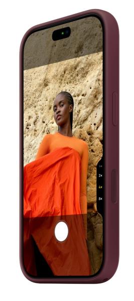 iPhone 18 Pre Silicone Case with MS - Burgundy 
