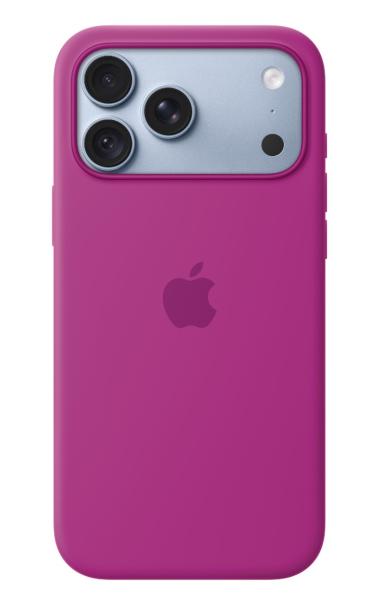iPhone 18 Pre Max Silicone Case with MS - Magenta 