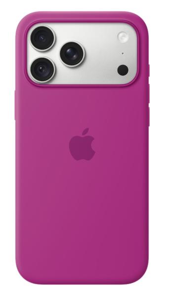 iPhone 18 Pre Max Silicone Case with MS - Magenta 