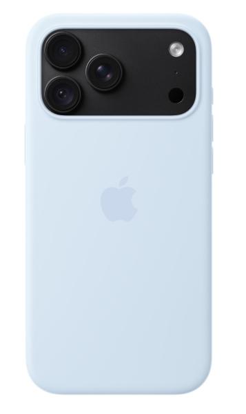 iPhone 18 Pre Max Silicone Case with MS - Cr.Blue 
