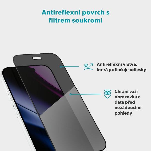 Epico Privacy AntiReflective Glass 3D iPhone 18 Pro 