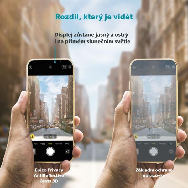Epico Privacy AntiReflective Glass 3D iPhone 18 Pro 