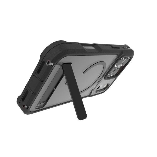 Case Rainier Snap Kickstand Apple iPhone 18 Pro / 17 Pro - Smoke Black 