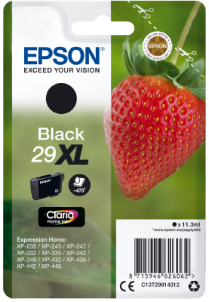Epson Singlepack Black 29XL Claria Home Ink