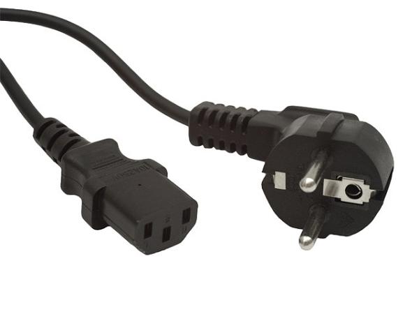 Gembird napájecí kabel IEC C13, černý, 1, 8m