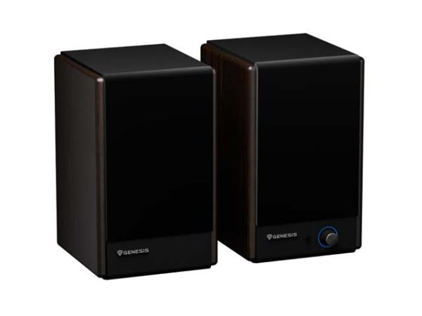 Herné reproduktory Genesis ARSEN 402BT, 60W, Hnedé 