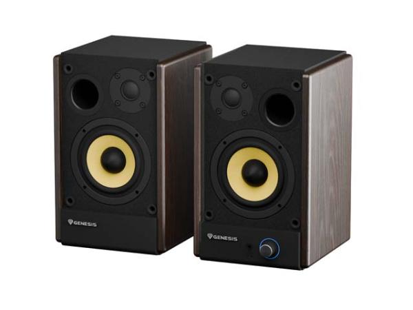 Herné reproduktory Genesis ARSEN 402BT, 60W, Hnedé 