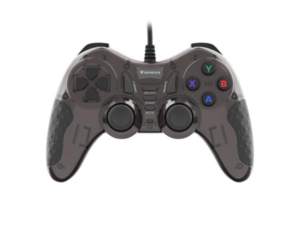Drôtový gamepad Genesis MANGAN 200, pre PC, vibrácie, čierny 