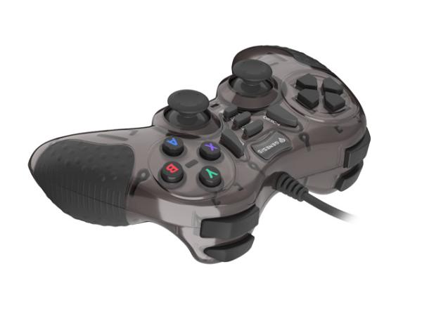 Drôtový gamepad Genesis MANGAN 200, pre PC, vibrácie, čierny 