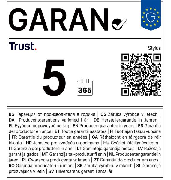 TRUST STYLUS BLACK 