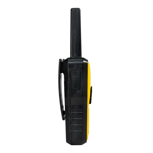 EVOLVEO FreeTalk 2W, PMR vysielačka s výkonom 0, 5 a 2W, žltočierna 
