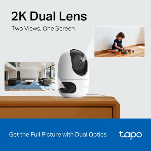 Tapo C245D Dual Lens Pan/ Tilt Security Camera 