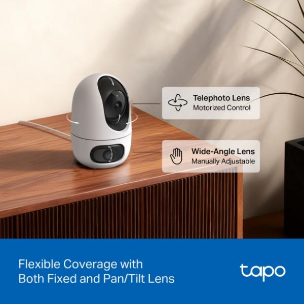 Tapo C245D Dual Lens Pan/ Tilt Security Camera 