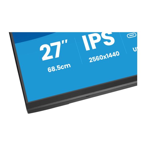 27" iiyama XB2797QSNPH-B1: IPS, QHD, USB-dock, cam 