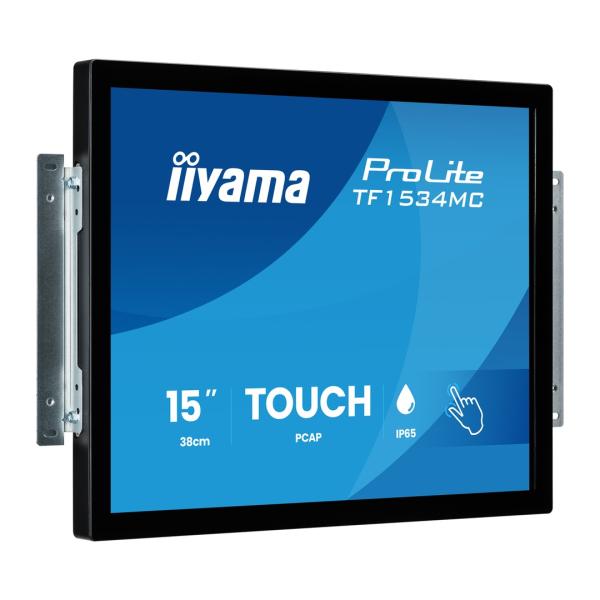 15" iiyama TF1534MC-B8X: TN, XGA, 10P, IP65 