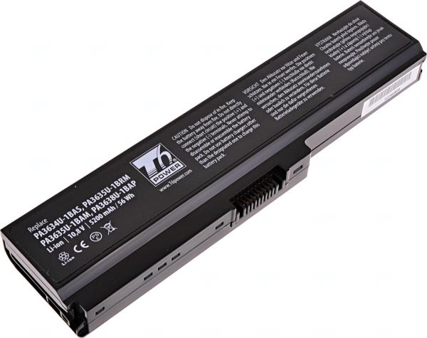 Batéria T6 Power Toshiba Satellite A660, C650, L510, L630, L650, L670, U400, 5200mAh, 56Wh, 6cell