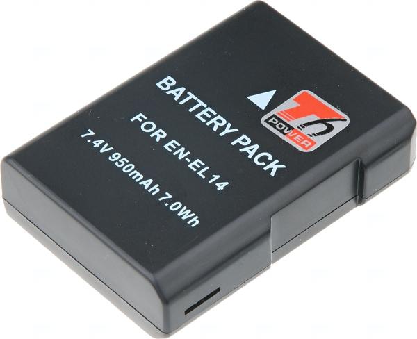 Batéria T6 Power pre Nikon EN-EL14, EN-EL14a, EN-EL14e, 950mAh, 7Wh 