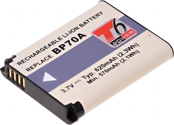 Batéria T6 Power pre Samsung BP-70A, BP70A, SLB-70A, 700mAh, 2, 6Wh