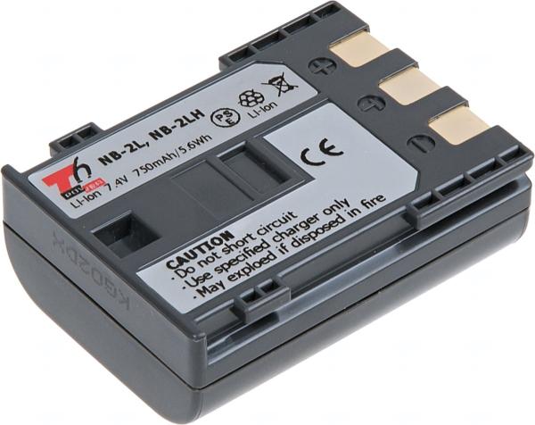 Batéria T6 Power Canon NB-2L, NB-2LH, BP-2LH, 750mAh, 5, 5Wh, sivá 