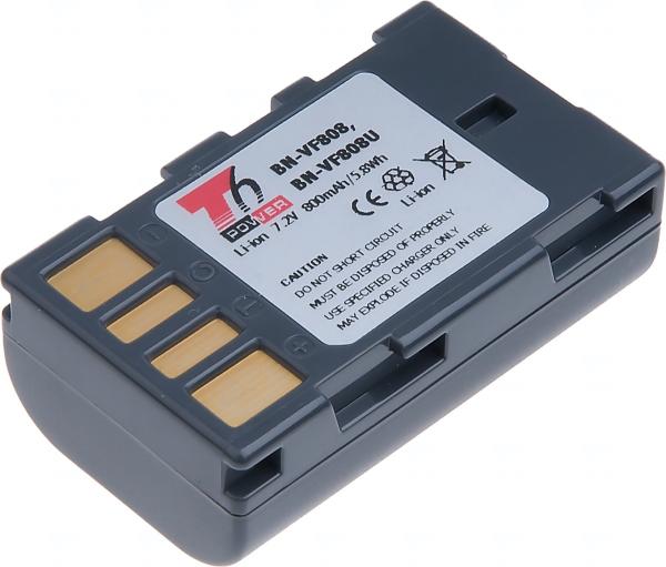Batéria T6 Power JVC BN-VF808, BN-VF808U, 800mAh, 5, 8Wh, sivá