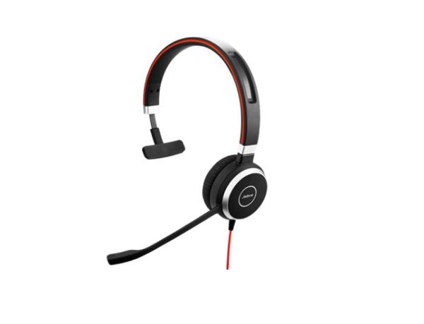 Jabra Evolve 40/ Mono/ Jack/ Drát/ Černá