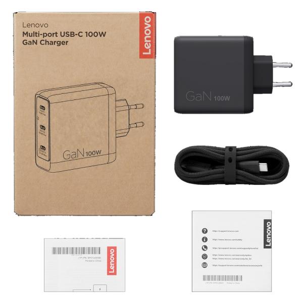 Lenovo Multi-port USB-C 100 W GaN Charger 