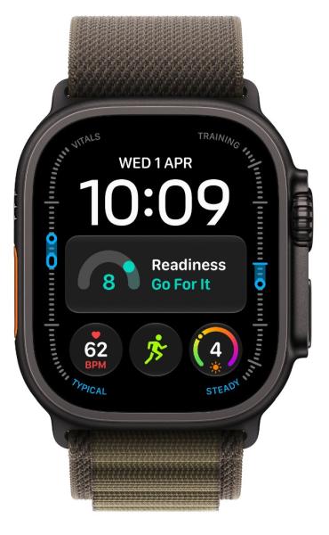 Watch Acc/ 49/ Dark Olive Alp.Loop/ Black Titan - L 