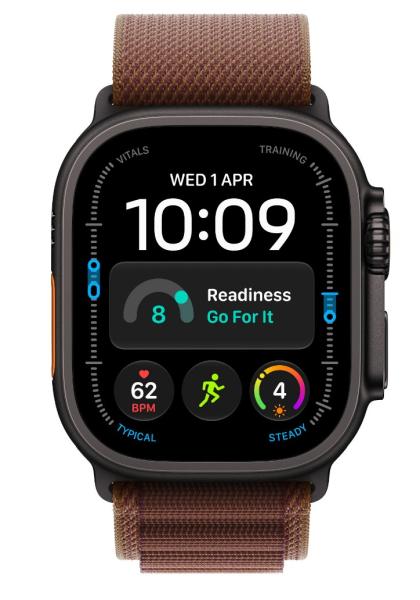 Watch Acc/ 49/ Burgundy Alp.Loop/ Black Titan - M 