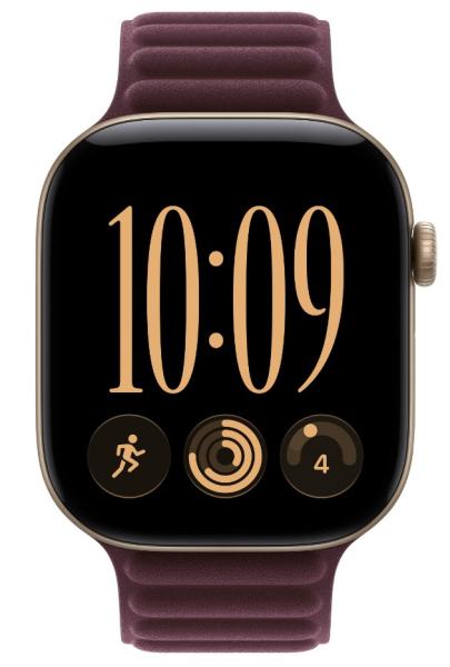 Watch Acc/ 46/ Burgundy Magnetic Link - S/ M 