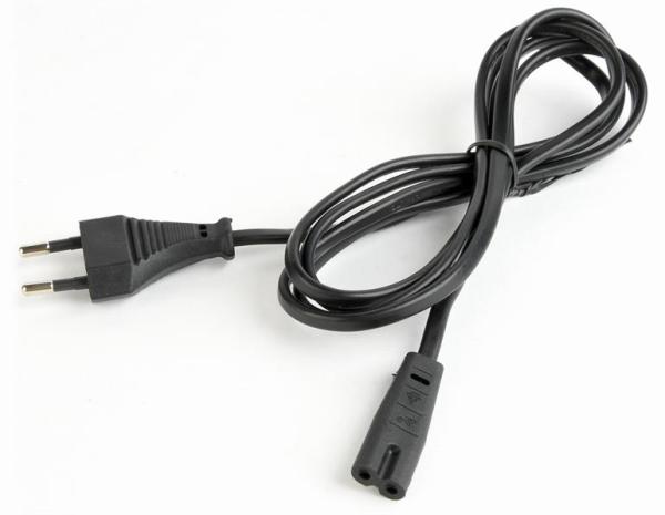 GEMBIRD Power Cord (C8) VDE 2pin 1.8m 