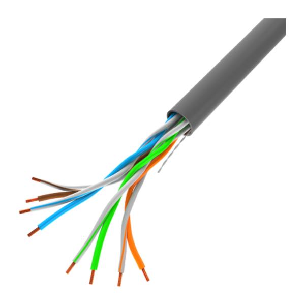  LAN KÁBEL 100MB/ S 305M PEVNÝ CCA ŠEDÝ LANBERG 