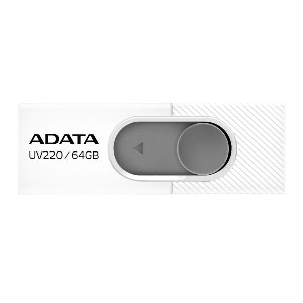 ADATA UV220/ 32GB/ USB 2.0/ USB-A/ Bílá
