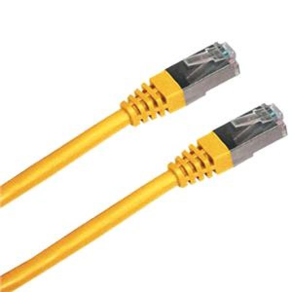 Patch cord FTP cat5e 0, 5M žltý