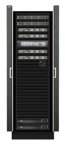 NetShelter CX 38U Secure Soundproofed Server Room in a Box Enclosure International 