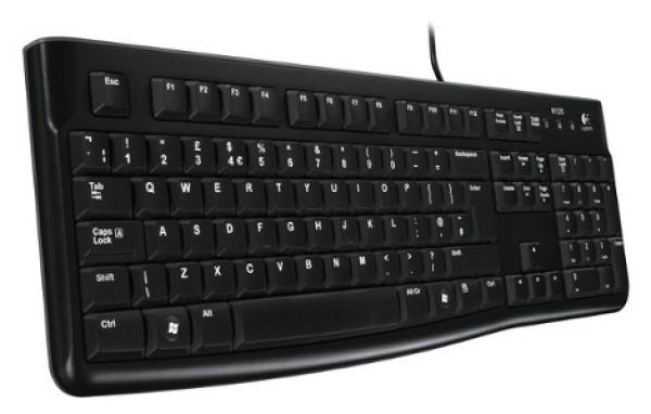 Logitech K120/ Drátová USB/ CZ-SK layout/ Černá