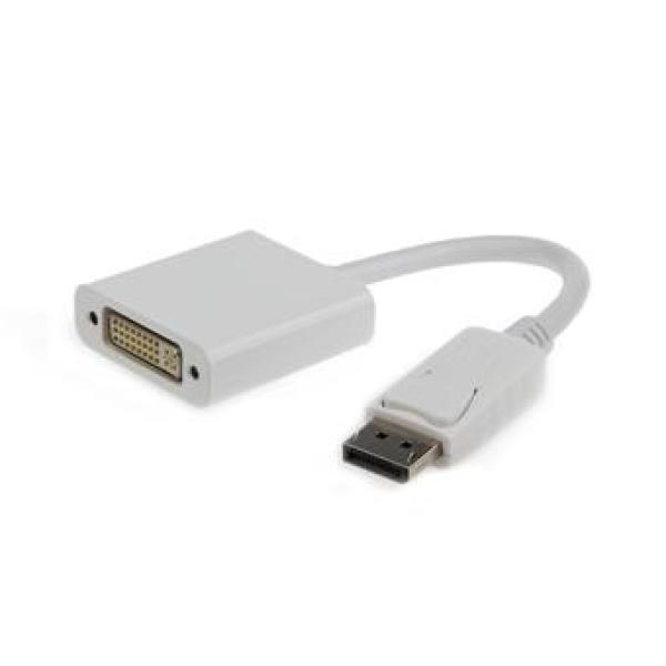 Kábel Gembird red. Displayport na DVI, M/ F, biela