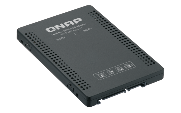 QNAP adaptér QDA-A2MAR (2x M.2 SSD SATA sloty v 2, 5" SATA rámečku) 