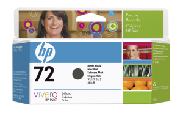 HP no 72 - matná čierna ink. kazeta, C9403A