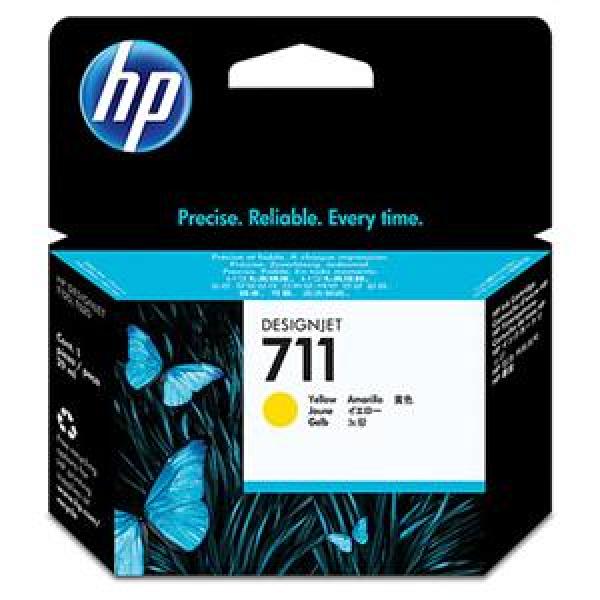 HP no 711 - žlutá inkoustová kazeta, CZ132A