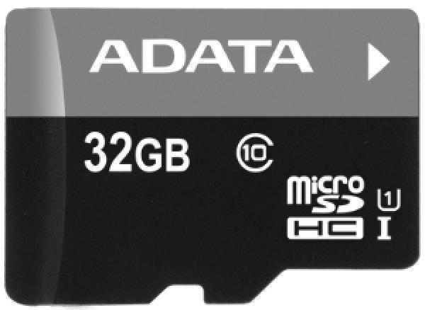 Adata/ micro SDHC/ 32GB/ UHS-I U1 / Class 10/ + Adaptér