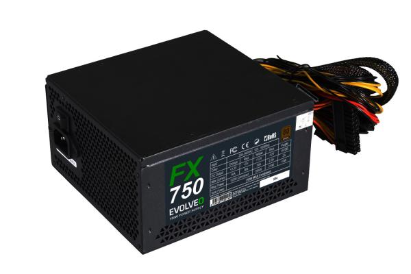 EVOLVEO FX 750/ 750W/ ATX/ 80PLUS Bronze/ Bulk 