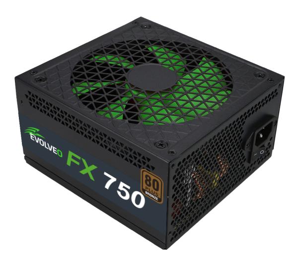 EVOLVEO FX 750/ 750W/ ATX/ 80PLUS Bronze/ Bulk