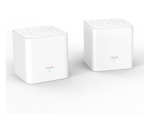 Tenda Nova MW3 (2-pack) WiFi AC1200 Mesh systém Dual Band, 2x LAN/ WAN, MU-MIMO, SMART aplikácie 