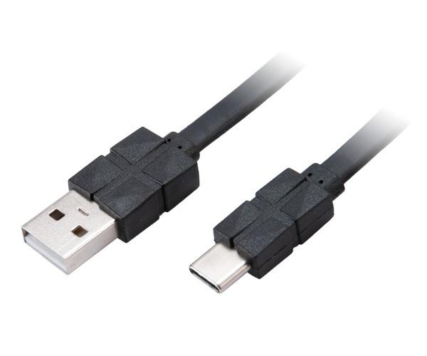 AKASA - USB 2.0 typ C na typ A kábel - 30 cm